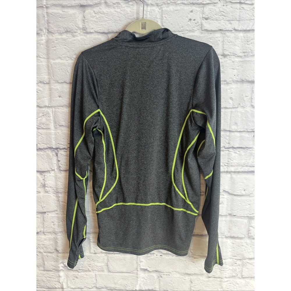 Gymshark Women's 1/4 Zip Athleisure Sporty Pullover With Neon Contrast Stitch - Picture 6 of 13